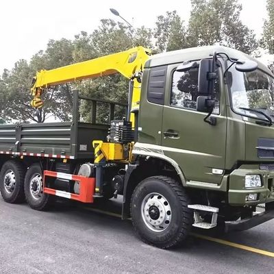 China Dongfeng KR 6.3T Lkw-montierte mobile Krane für Brücken U-Bahn Gebäude
