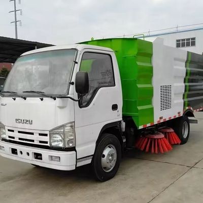 ISUZU Spezialfahrzeuge 3cbm Straßeneinschließwagen Mini Straßenreinigungsmaschine