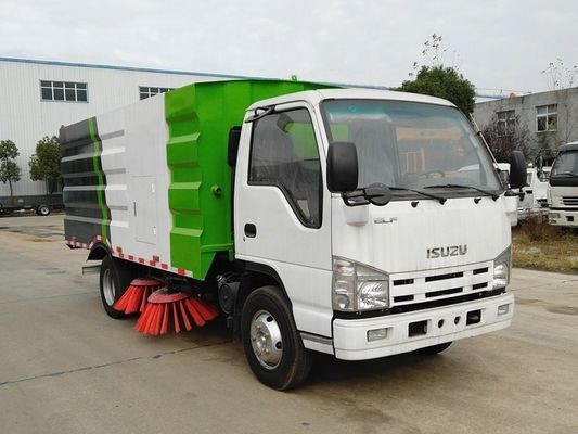 ISUZU Spezialfahrzeuge 3cbm Straßeneinschließwagen Mini Straßenreinigungsmaschine
