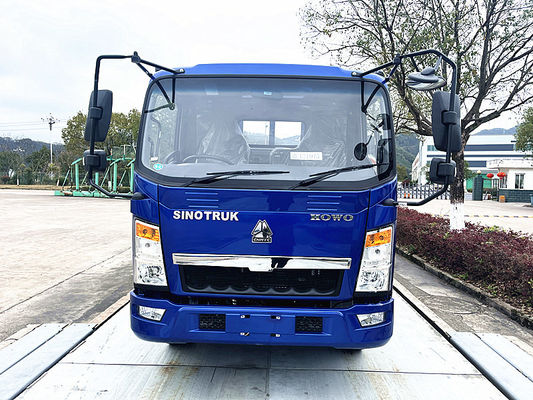 Kleiner Sinotruk Howo Müllwagen 3-4 Tonnen Lastwagen Lastwagen Euro 3 Einzelsitzreihe