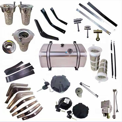 Shacman Truck Parts Aluminiumlegierung Brennstoffbehälter Montage DZ91259550600/DZ9114552790 mit 400L/600L für Delong Truck Ersatz